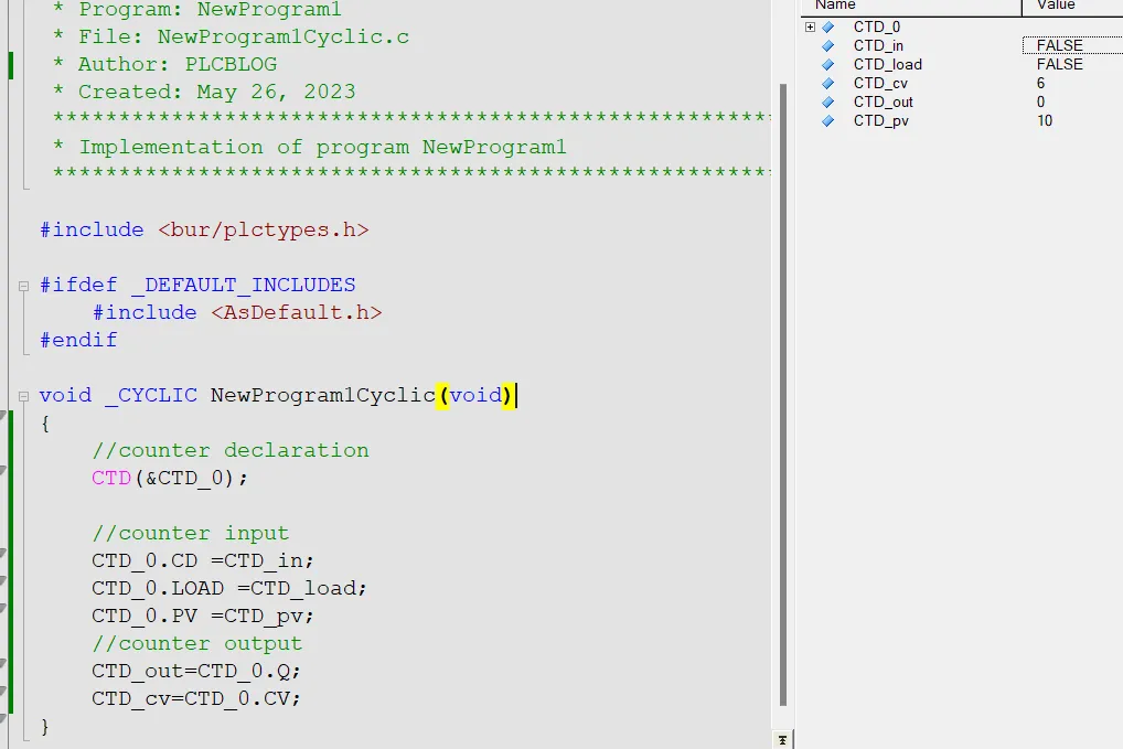 img/B&R Automation counter in c/B&R Automation Studio Downward counter CTD Counter Instruction In ANSI C.webp